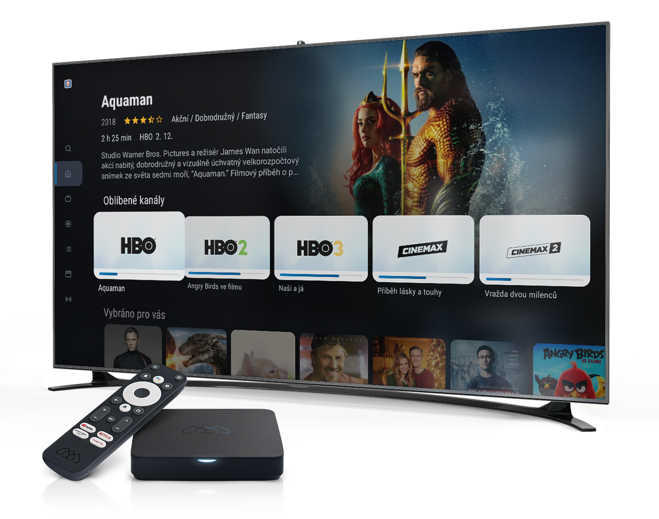 SledovanieTV na televízore a set-top boxe